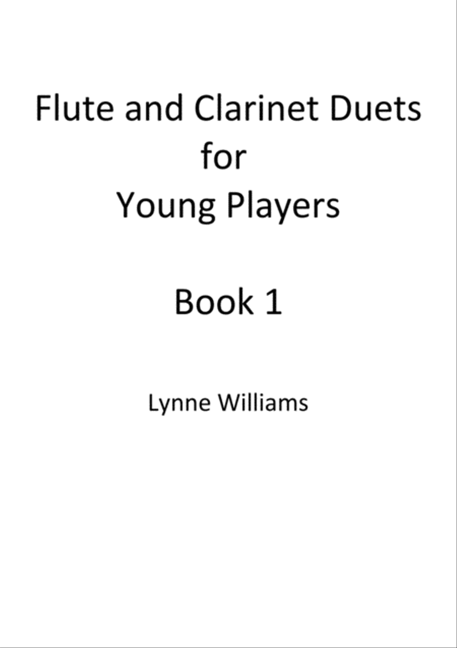 Flute and Clarinet Duets for Young Players Woodwind Duet scores gallery preview page 1