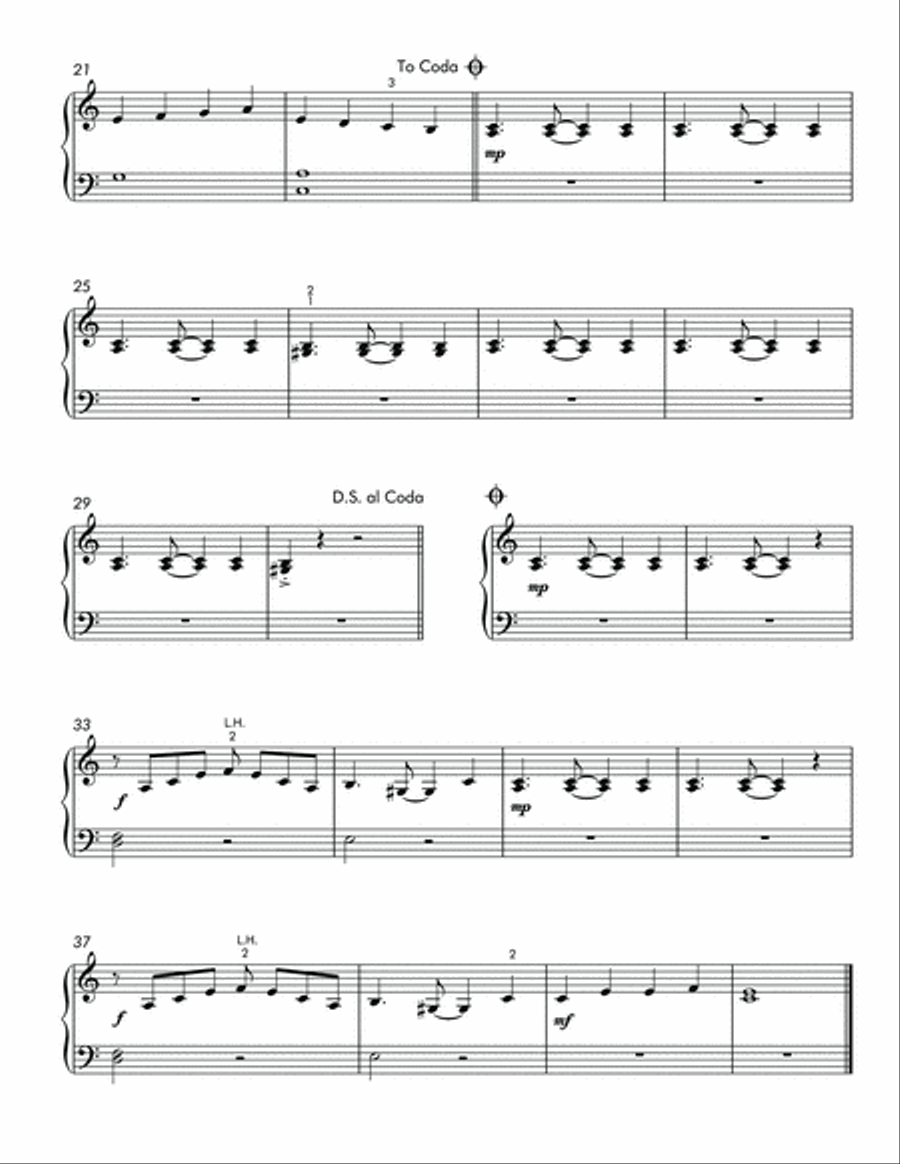God Rest Ye Merry, Gentlemen Trio (Easy Piano Trio) Easy Piano scores gallery preview page 5