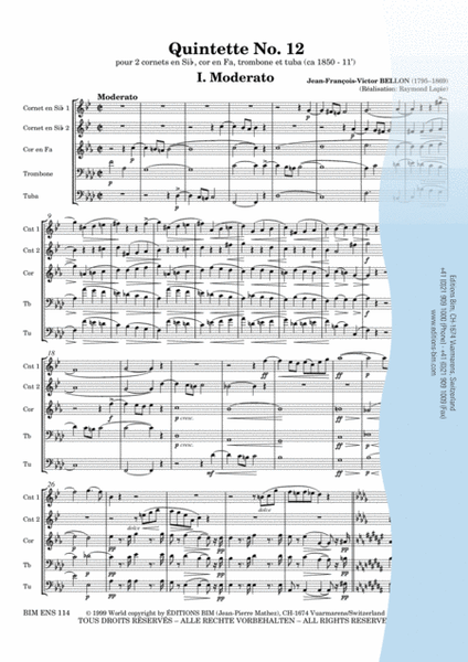 Quintette No. 12