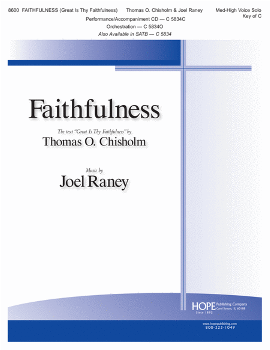 Faithfulness Faithfulness 4-Part scores gallery preview page 1
