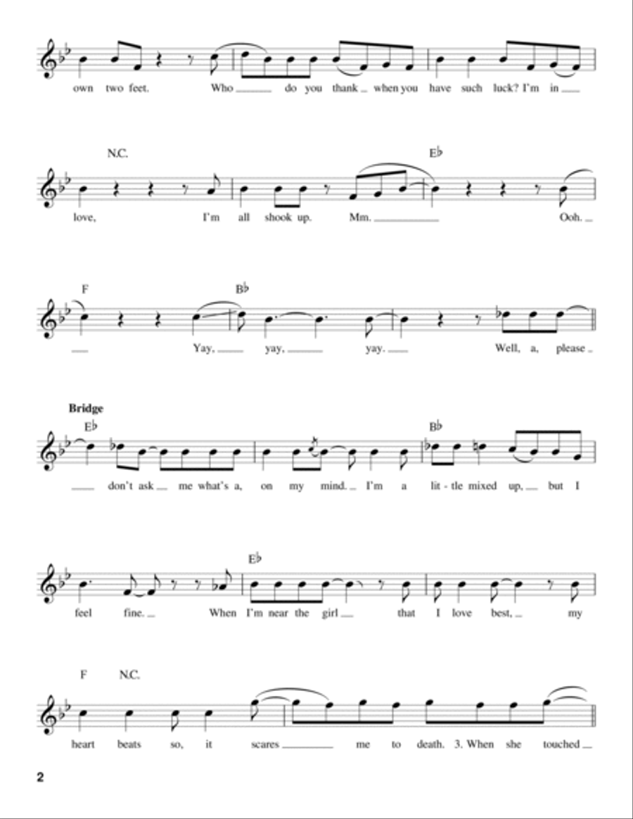 All Shook Up Voice scores gallery preview page 2