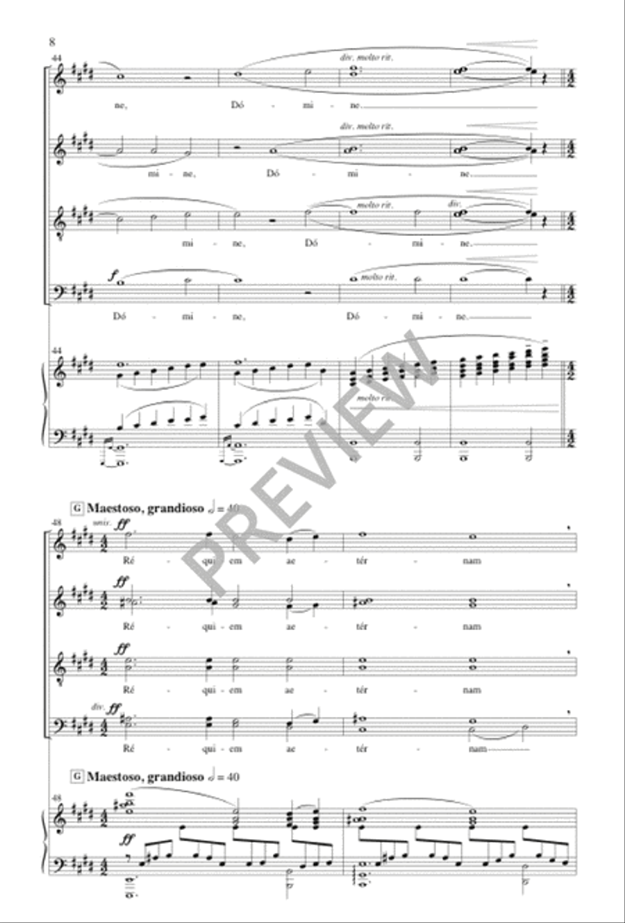 Lux Aeterna Lux Aeterna 4-Part scores gallery preview page 9