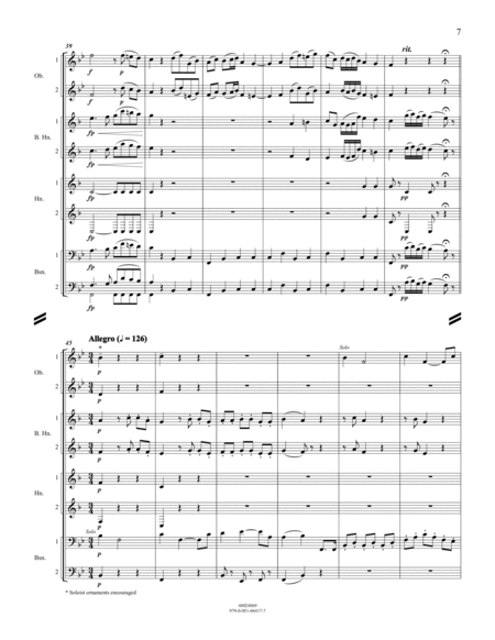 Divertimento No. 4 (ed. Patricia Cornett) - Conductor Score (Full Score)