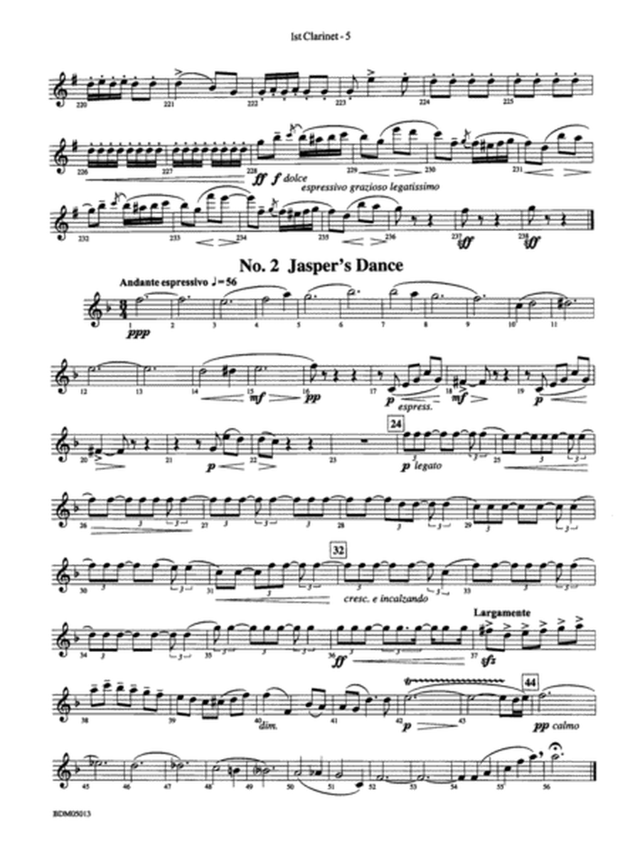 Pineapple Poll (Suite from the Ballet): 1st B-flat Clarinet
