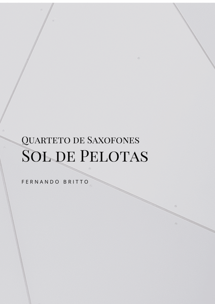 Sol de Pelotas, versão para Quarteto de Saxofones image number null