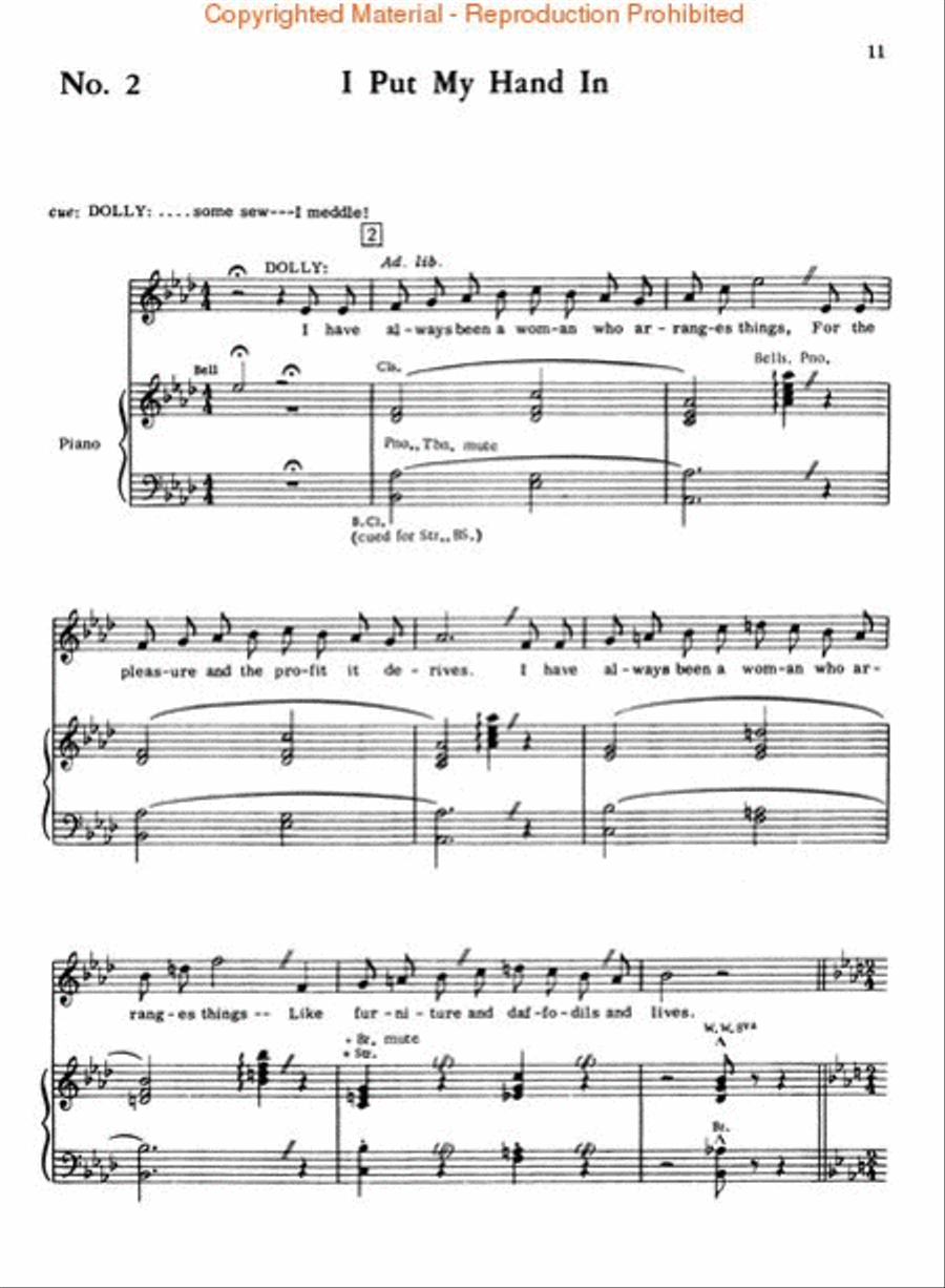 Hello, Dolly! Voice scores gallery preview page 4