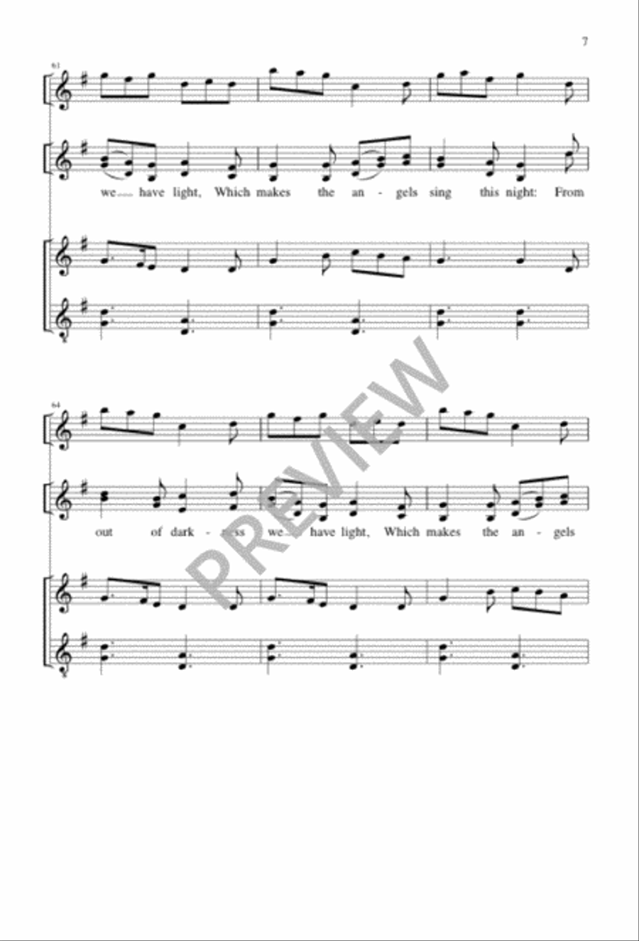 Sussex Carol Sussex Carol 2-Part scores gallery preview page 7