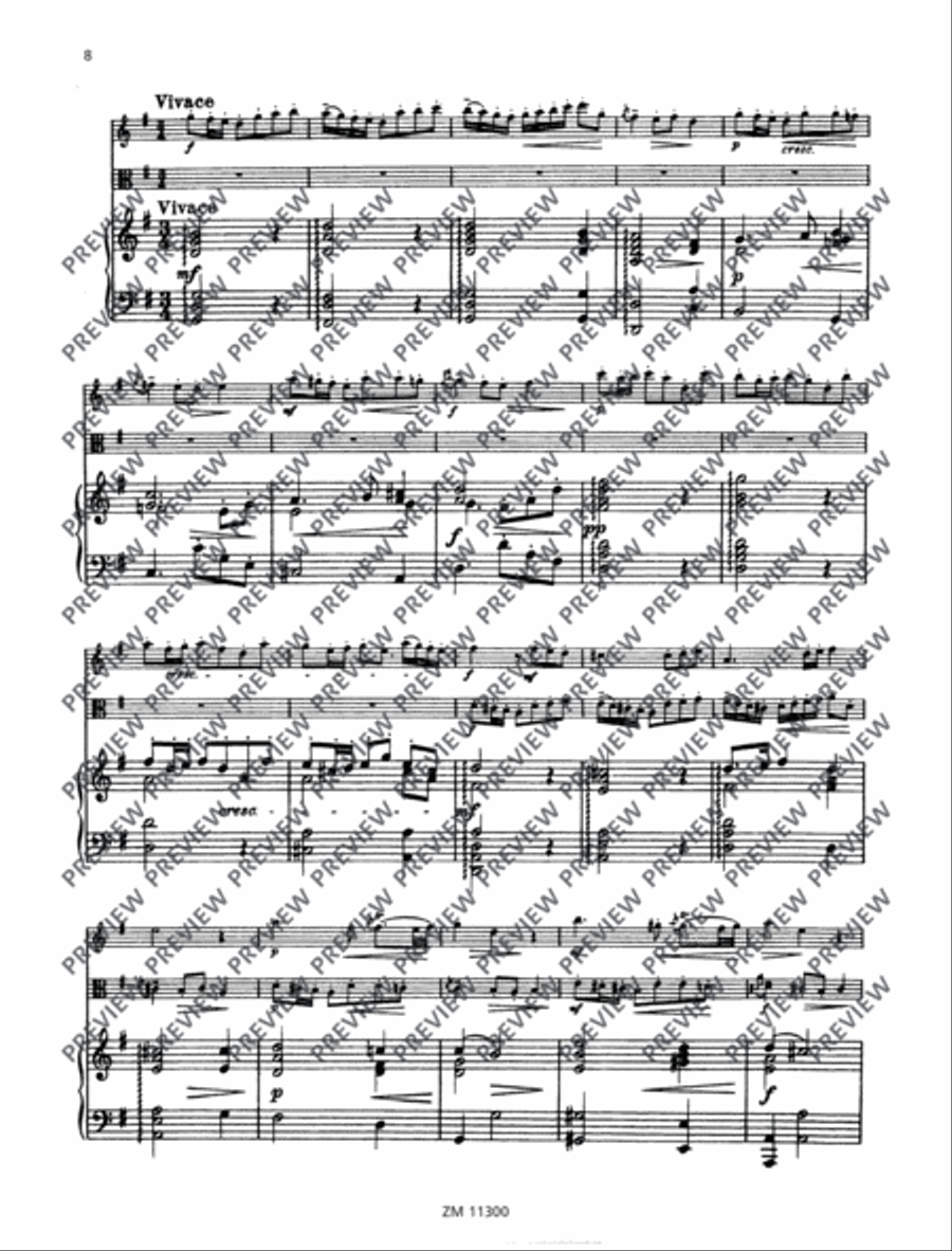 Sonata Flute scores gallery preview page 9