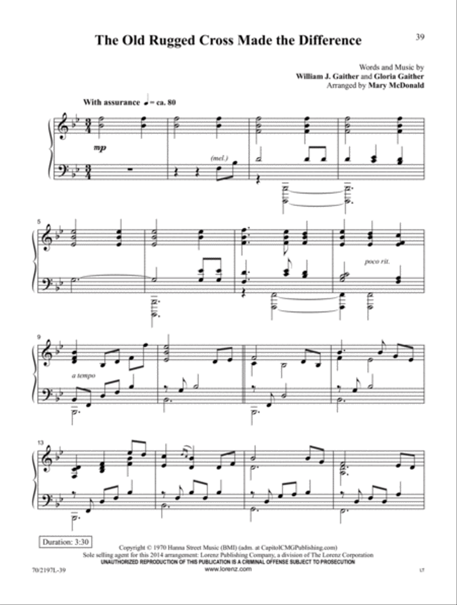 From the Heart Piano Solo scores gallery preview page 17