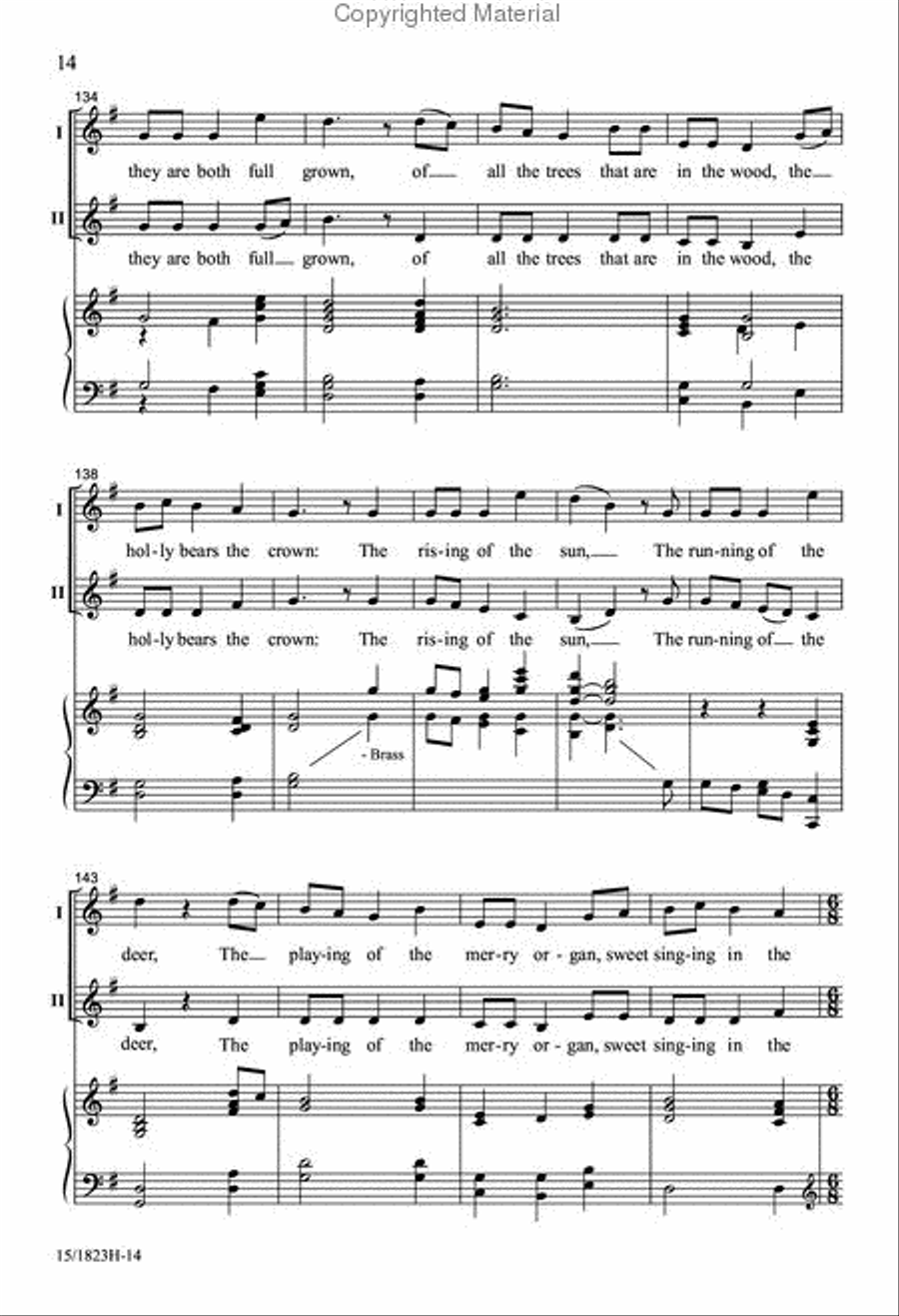 A Garland of Carols 2-Part scores gallery preview page 14