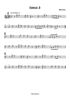 Jazz Exercise 3 Clarinet