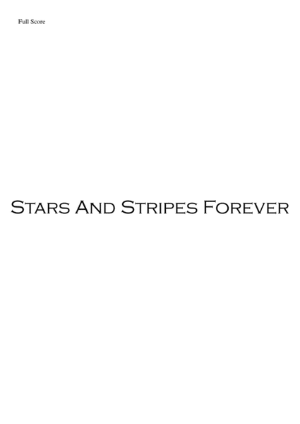 Stars And Stripes Forever - Brass Quintet image number null