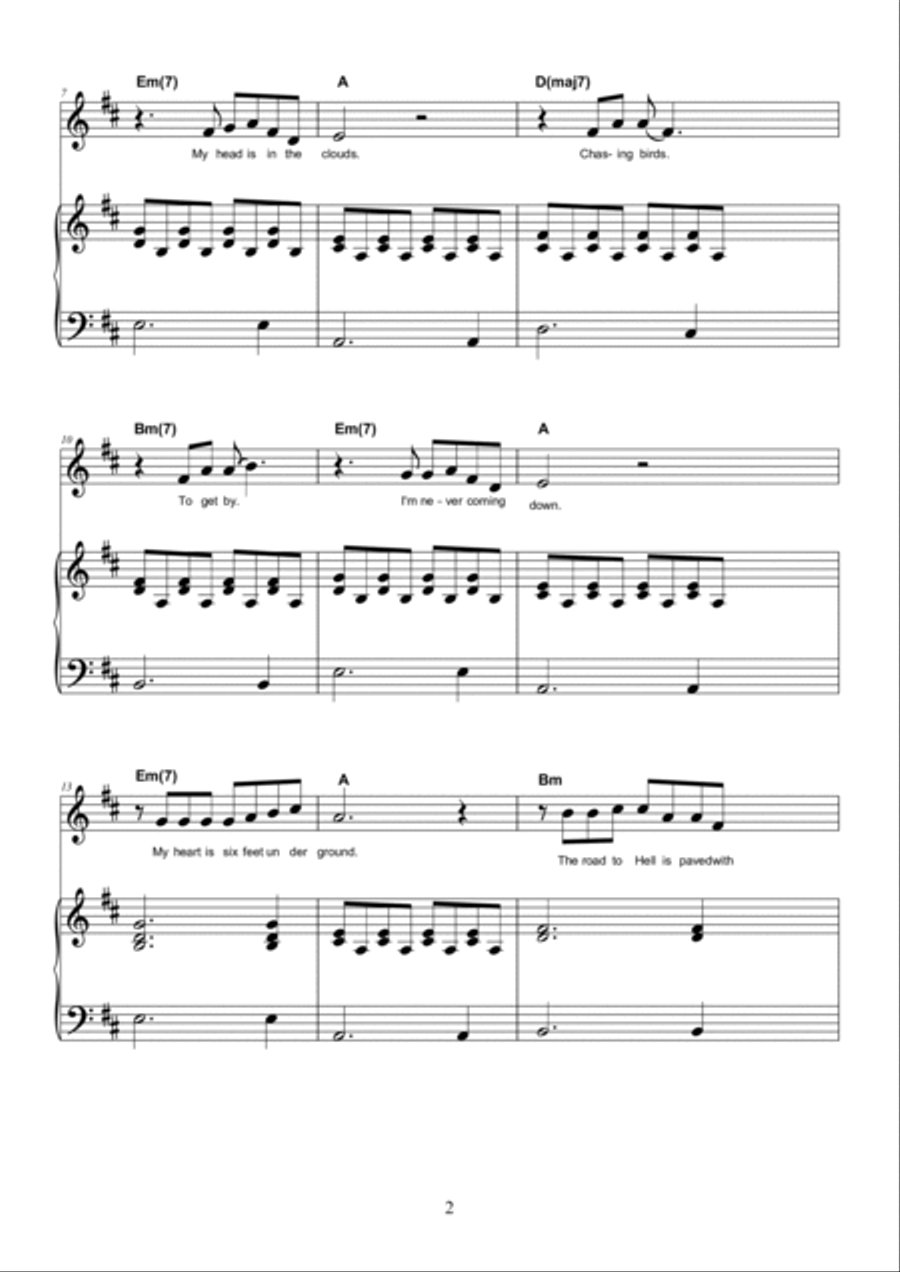 Chasing Birds 1 Piano, 4-Hands scores gallery preview page 3