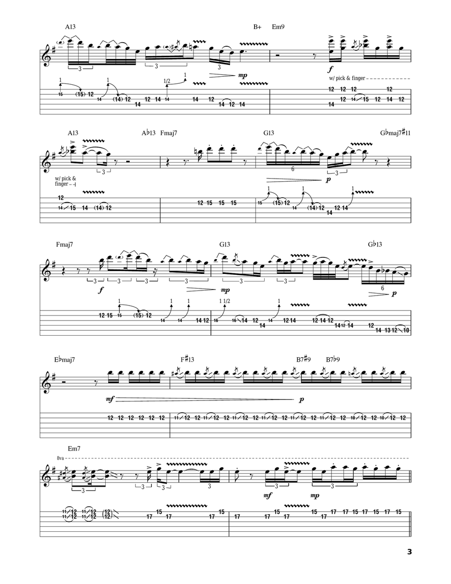 Riviera Paradise Acoustic Guitar scores gallery preview page 3