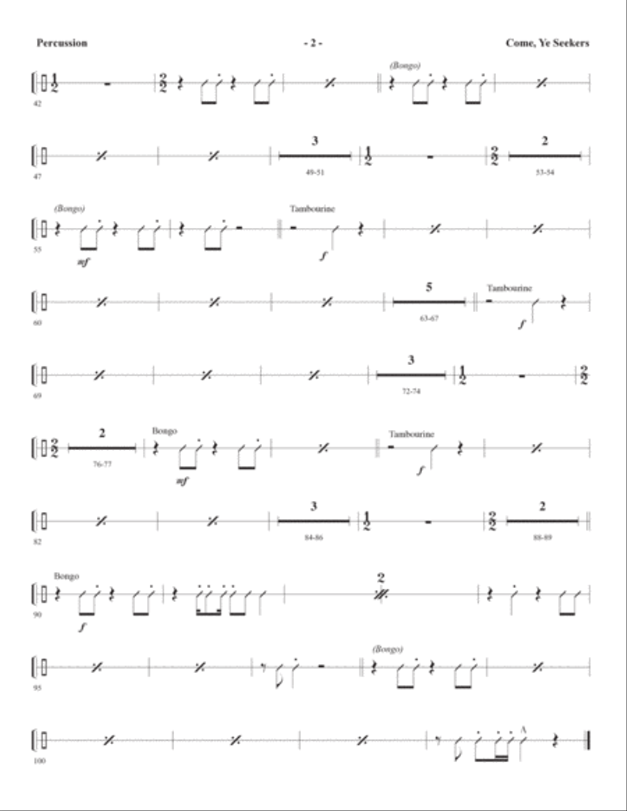 What Wondrous Hope (A Service of Promise, Grace and Life) - Percussion Choir scores gallery preview page 6