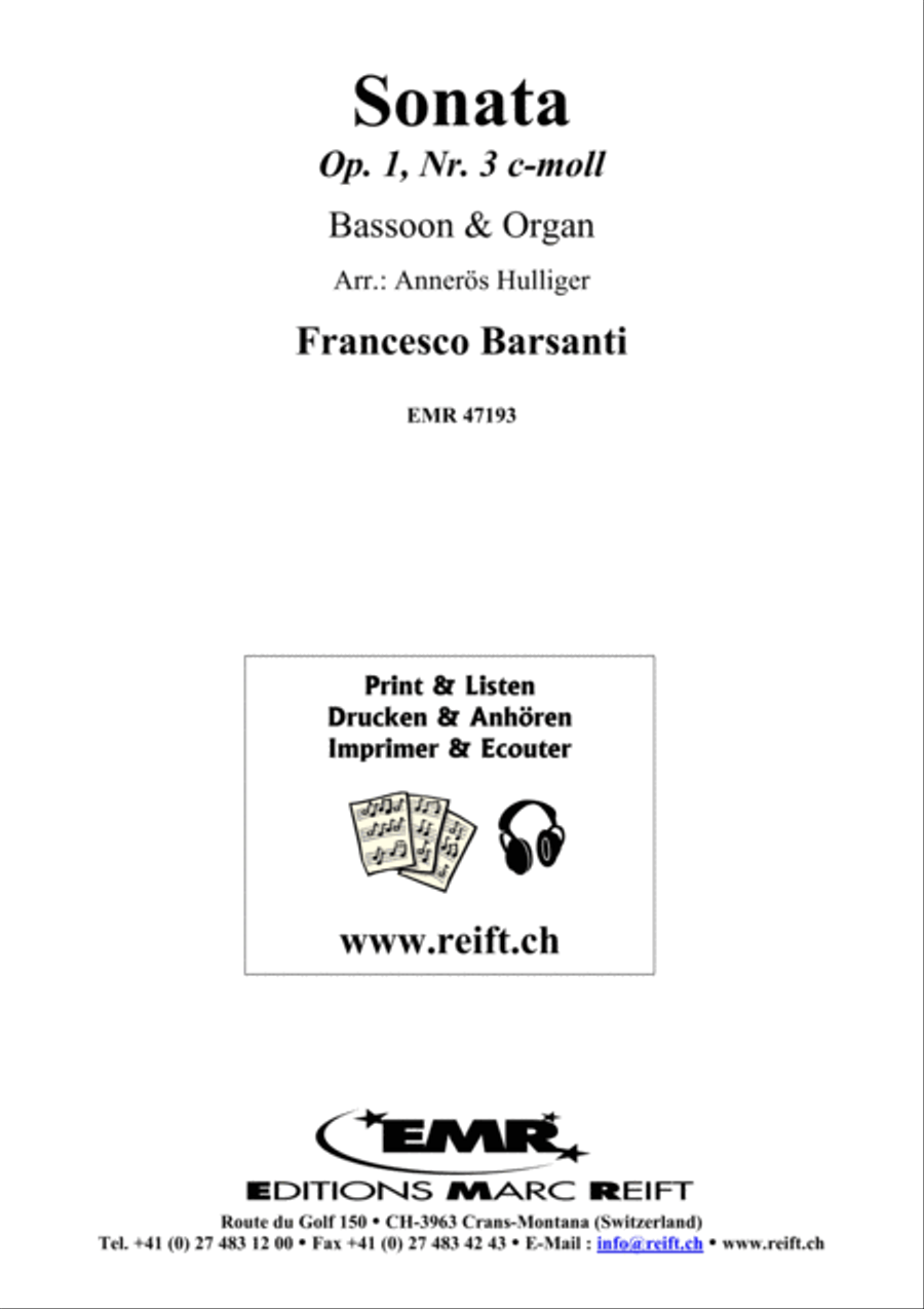 Sonata Sonata Bassoon scores gallery preview page 2