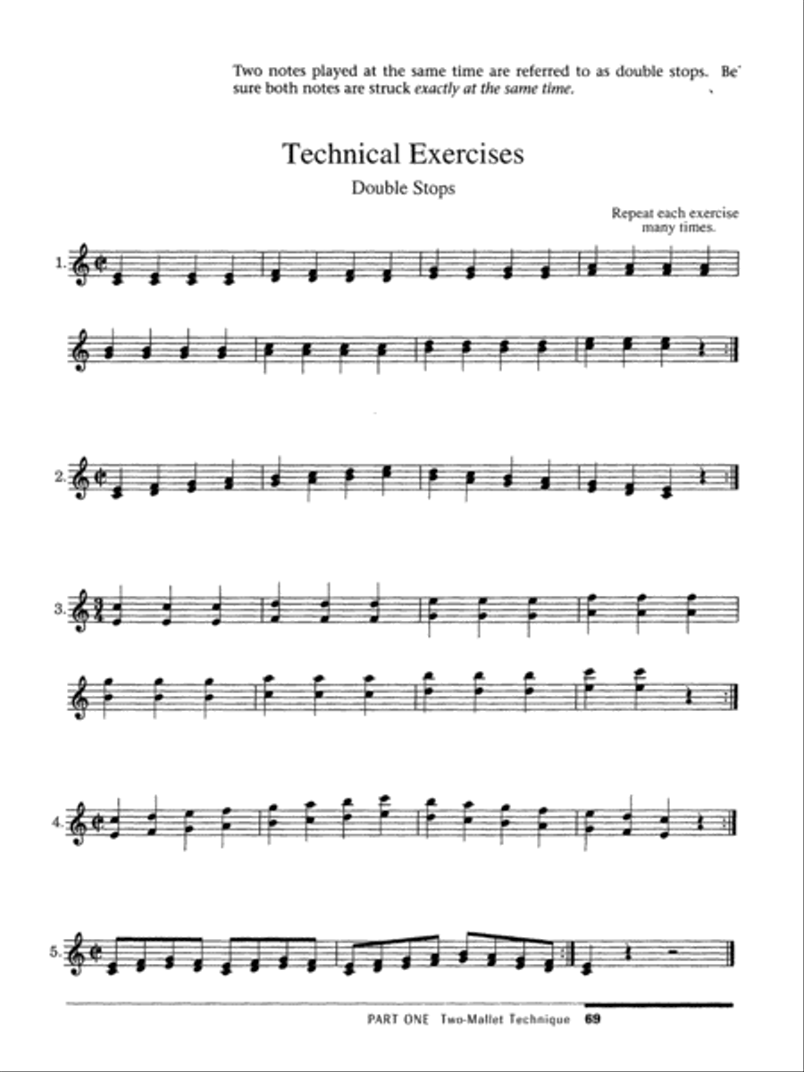Fundamental Method for Mallets, Book 1 Percussion scores gallery preview page 3