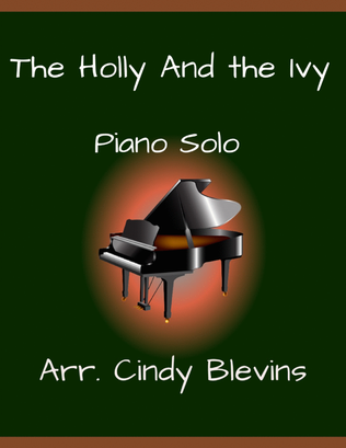 Book cover for The Holly and the Ivy, for Piano Solo