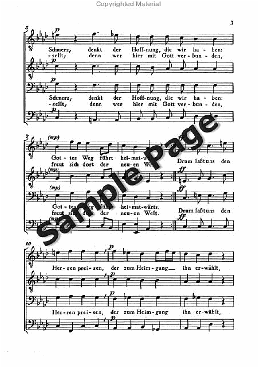 Am Grabe TTBB scores gallery preview page 4