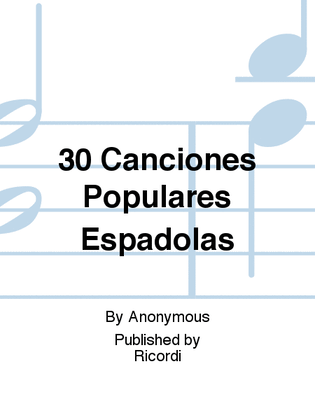 30 Canciones Populares Espaðolas