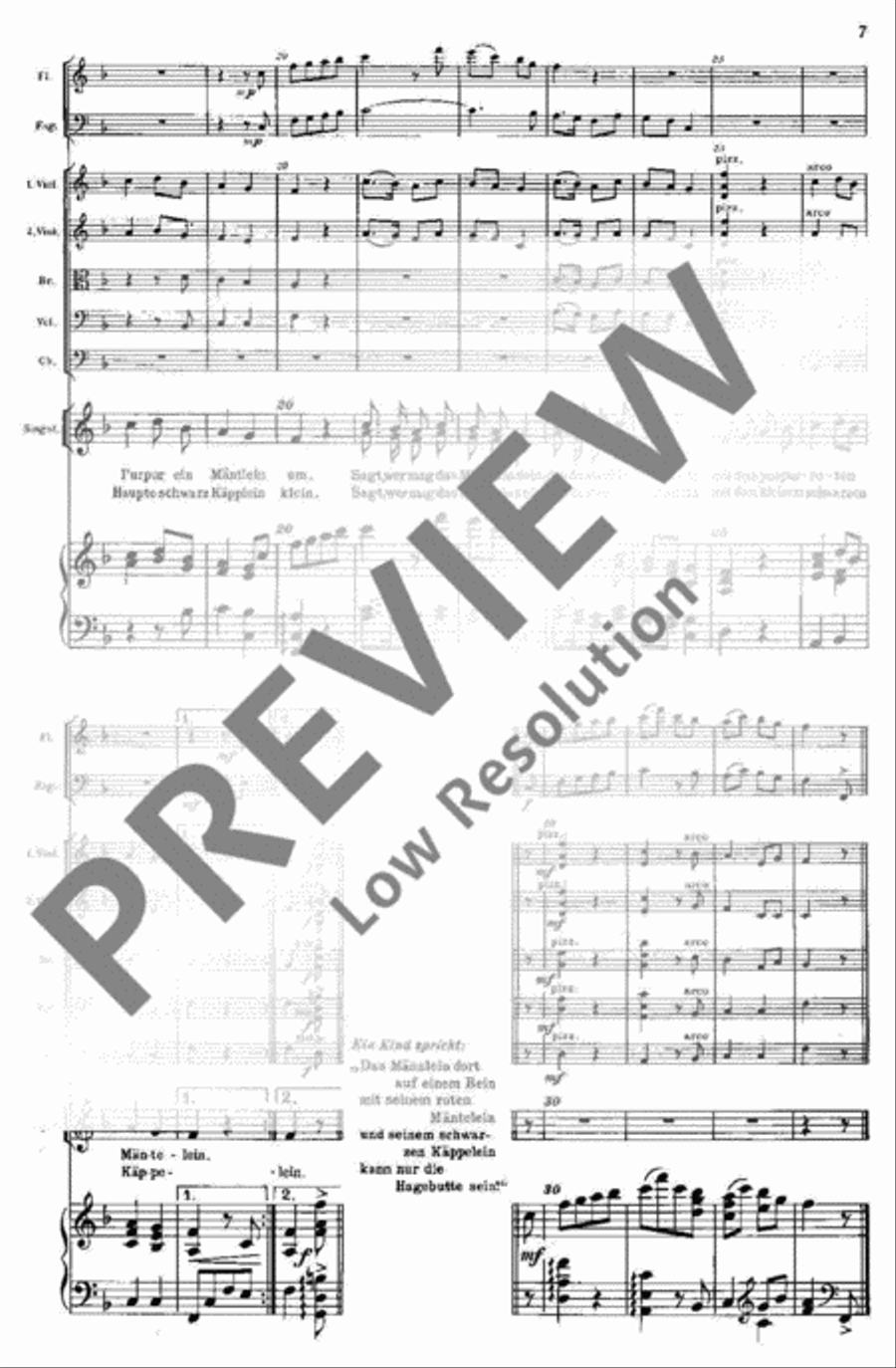 Im grünen Wald Children's Choir scores gallery preview page 8