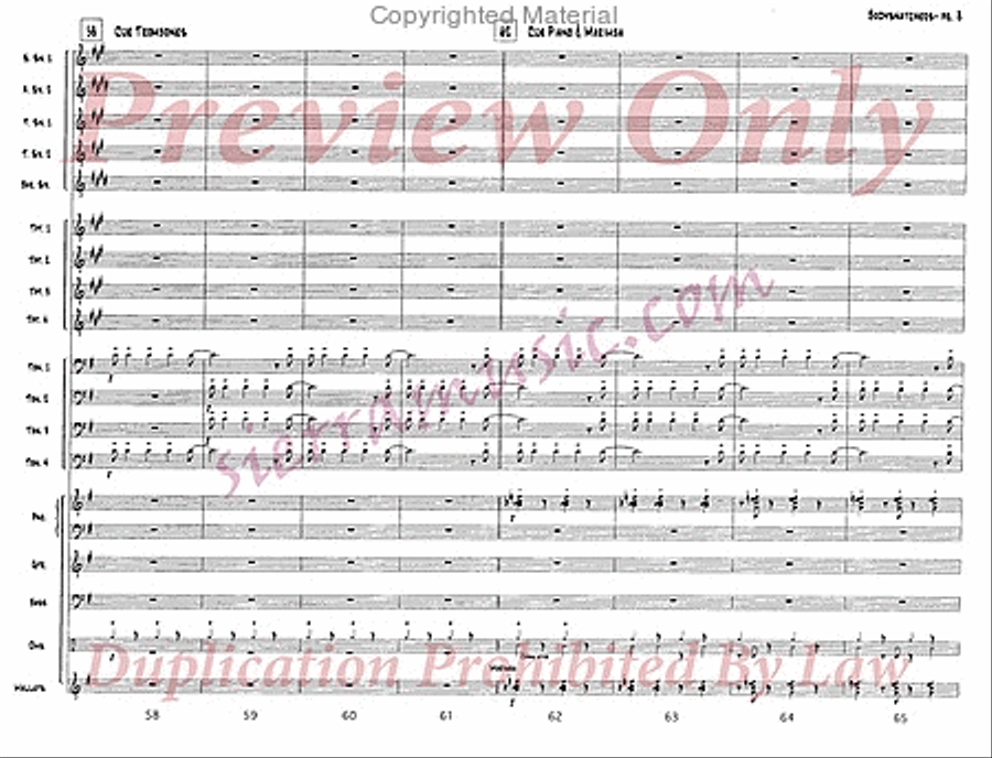 Bodysnatchers Bodysnatchers Jazz Ensemble scores gallery preview page 9