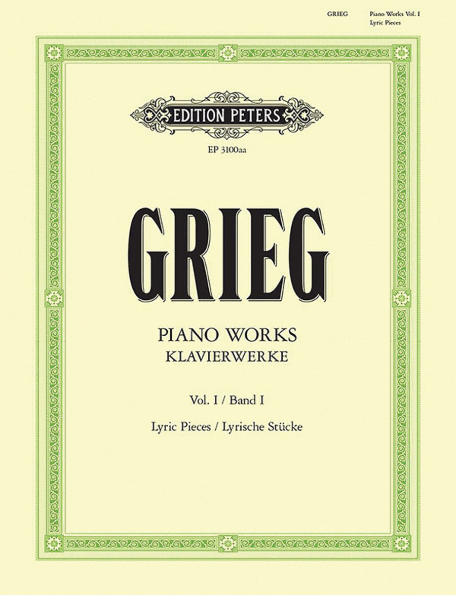 Piano Works -- Lyric Pieces Piano scores gallery preview page 1