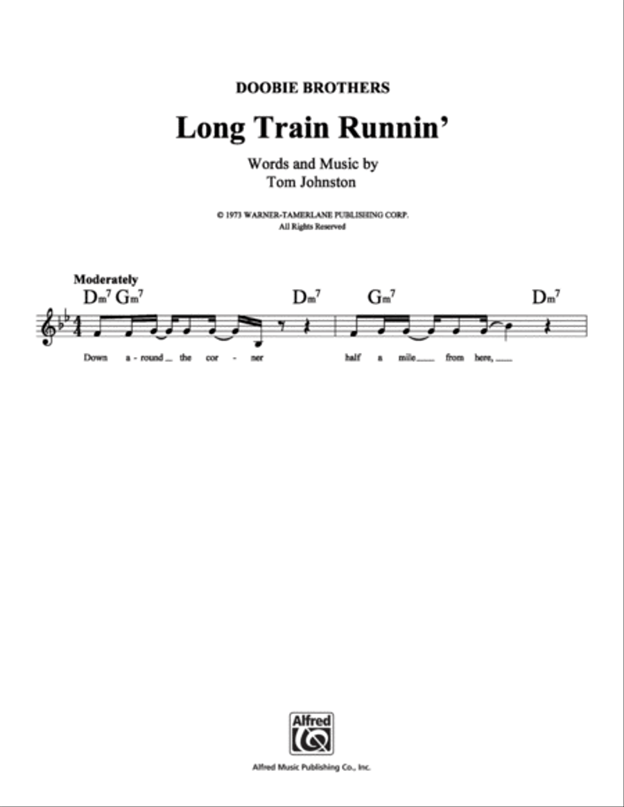 Long Train Runnin' School and Community scores gallery preview page 1