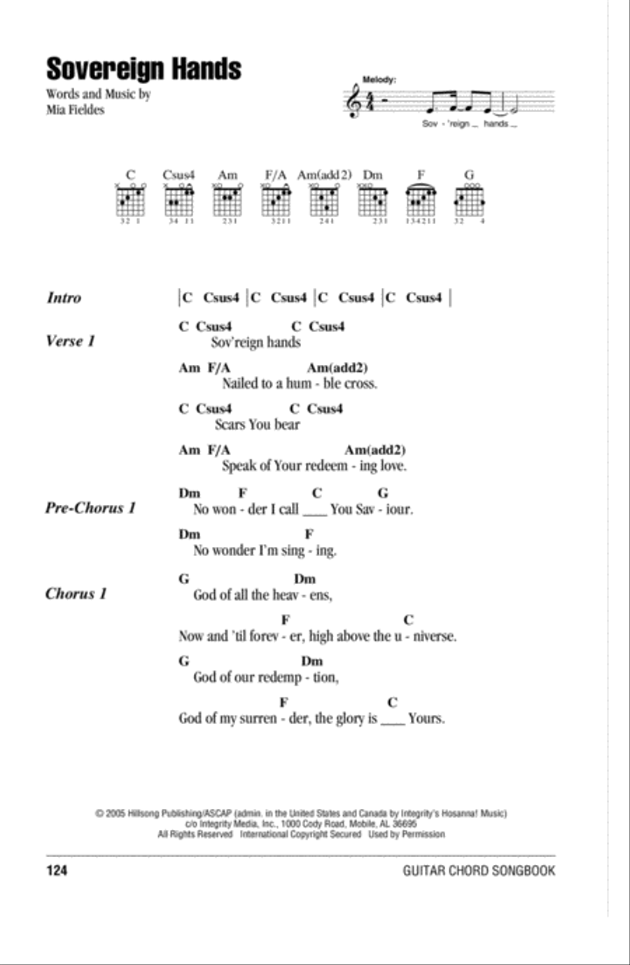 Sovereign Hands Acoustic Guitar scores gallery preview page 1