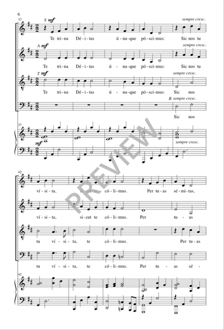Panis Angelicus 4-Part scores gallery preview page 7