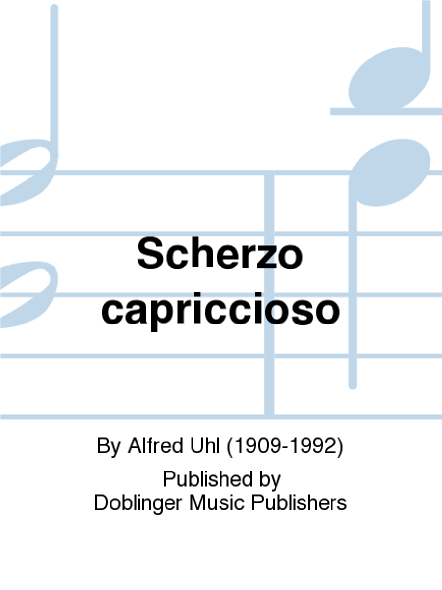 Scherzo capriccioso Clarinet scores gallery preview page 1
