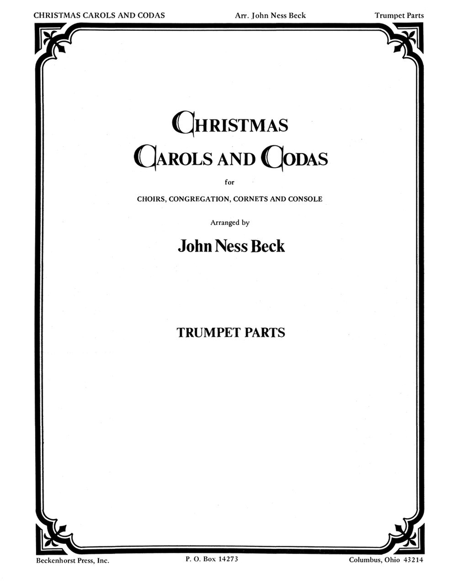 Good Christian Men, Rejoice - Beck - Trumpet Accompaniment Trumpet scores gallery preview page 1