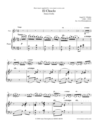 El Choclo - Flute and Piano