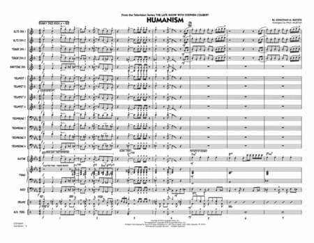 Humanism - Conductor Score (Full Score)