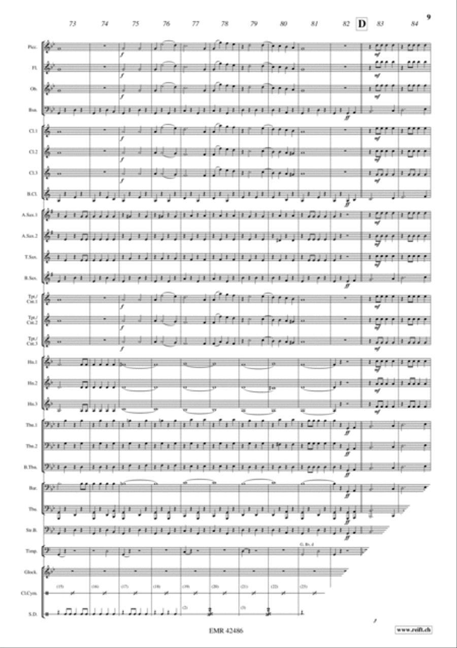 The Little Bell Concert Band scores gallery preview page 9