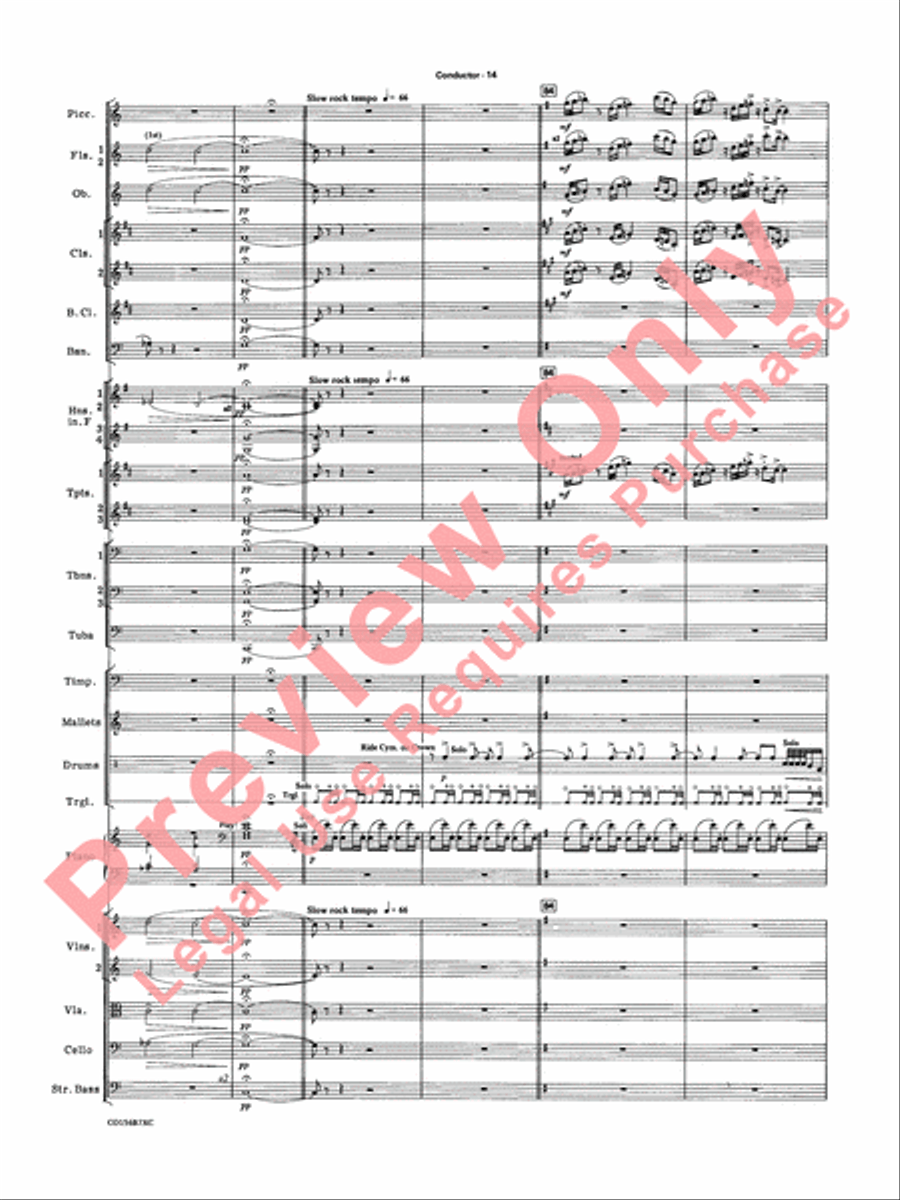 Themes from 007 Full Orchestra scores gallery preview page 17
