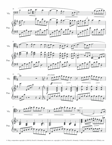 For Those Who Love Him (arr. for cello and piano) image number null