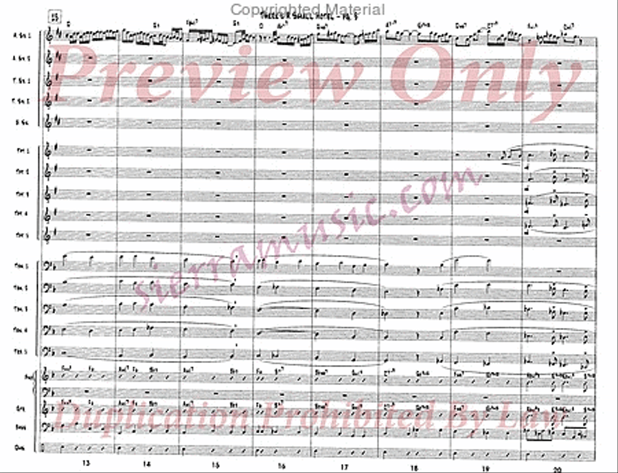 There's A Small Hotel Jazz Ensemble scores gallery preview page 4