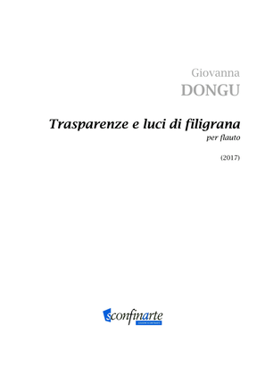 Giovanna Dongu: TRASPARENZE E LUCI DI FILIGRANA (ES 1022)