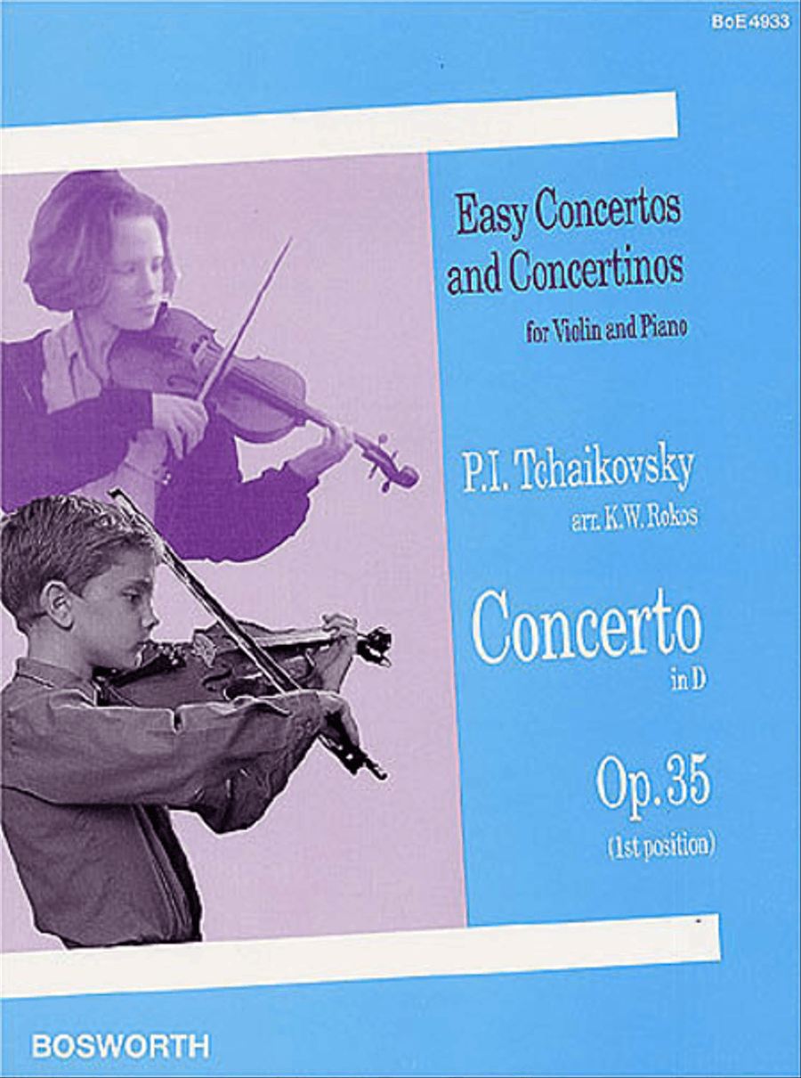 Pyotr Ilyich Tchaikovsky: Violin Concerto In D (Op.35) Violin Solo scores gallery preview page 1