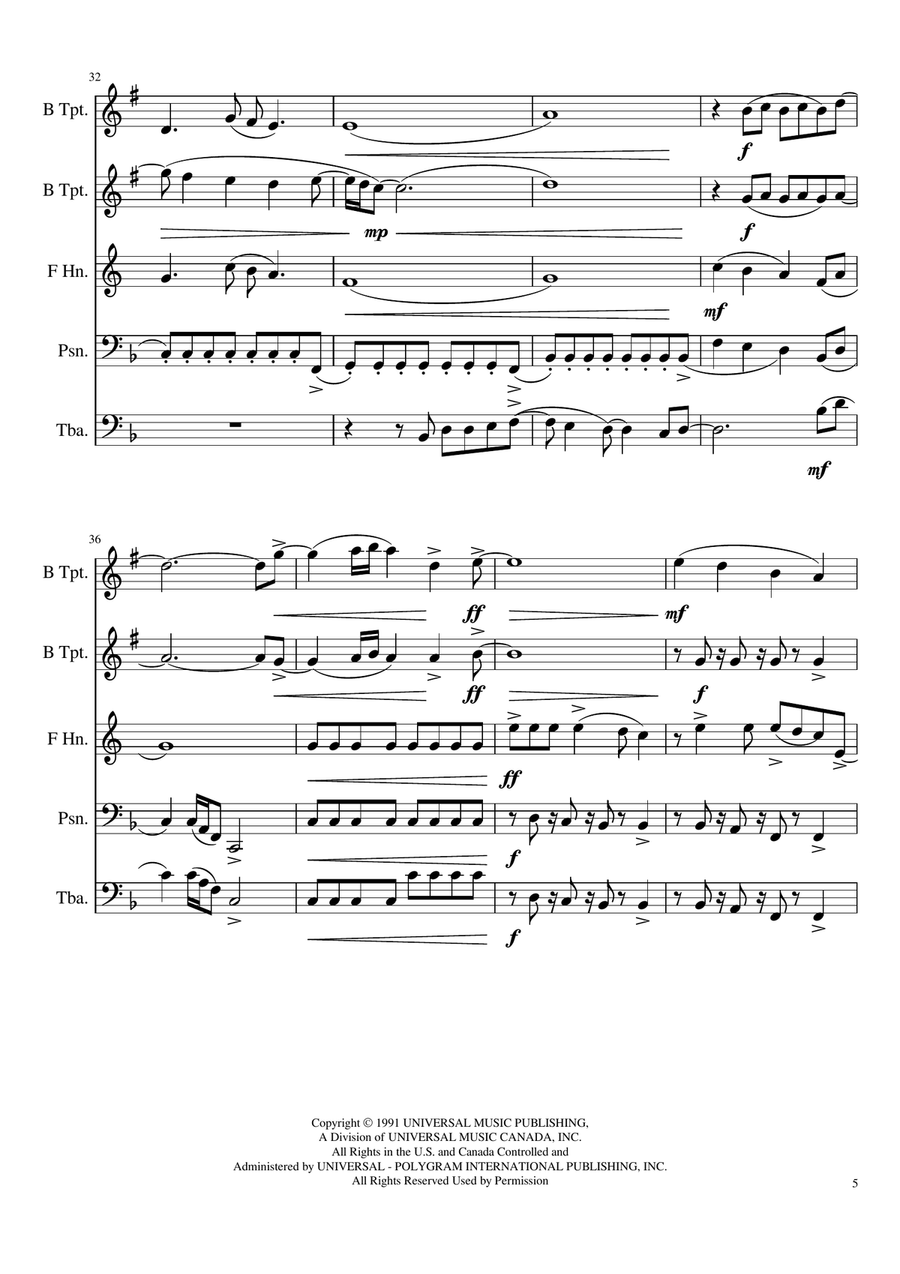 Life Is A Highway Horn scores gallery preview page 5