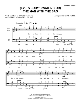 (Everybody's Waitin' for) The Man with the Bag (arr. Dave Briner)