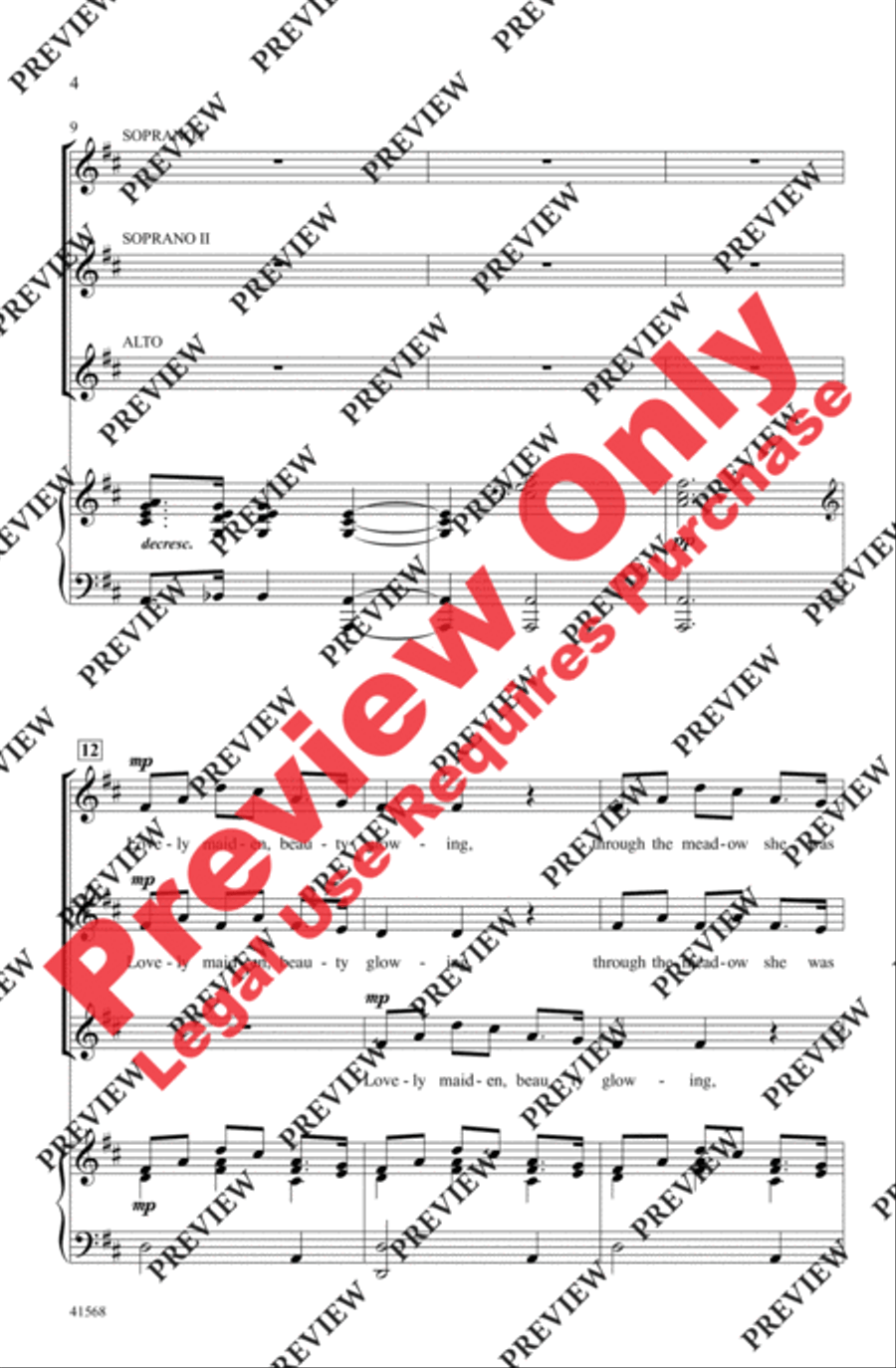The Maiden The Maiden Women's Choir scores gallery preview page 4