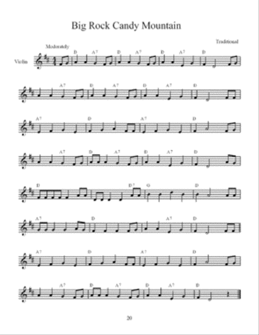 Beginning Violinist's Songbook Violin Solo scores gallery preview page 2