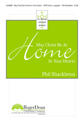 Book cover for May Christ Be At Home In Your Hearts