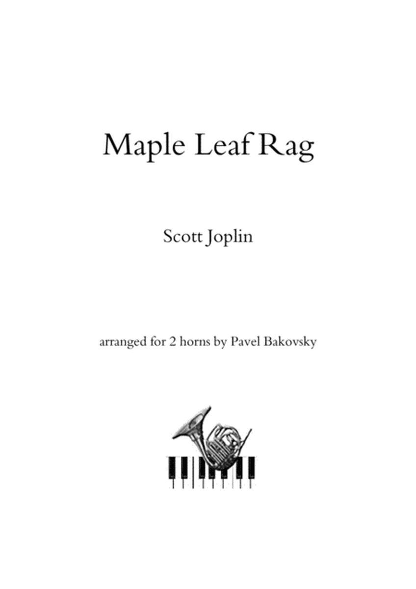 Scott Joplin: Maple Leaf Rag for 2 horns image number null