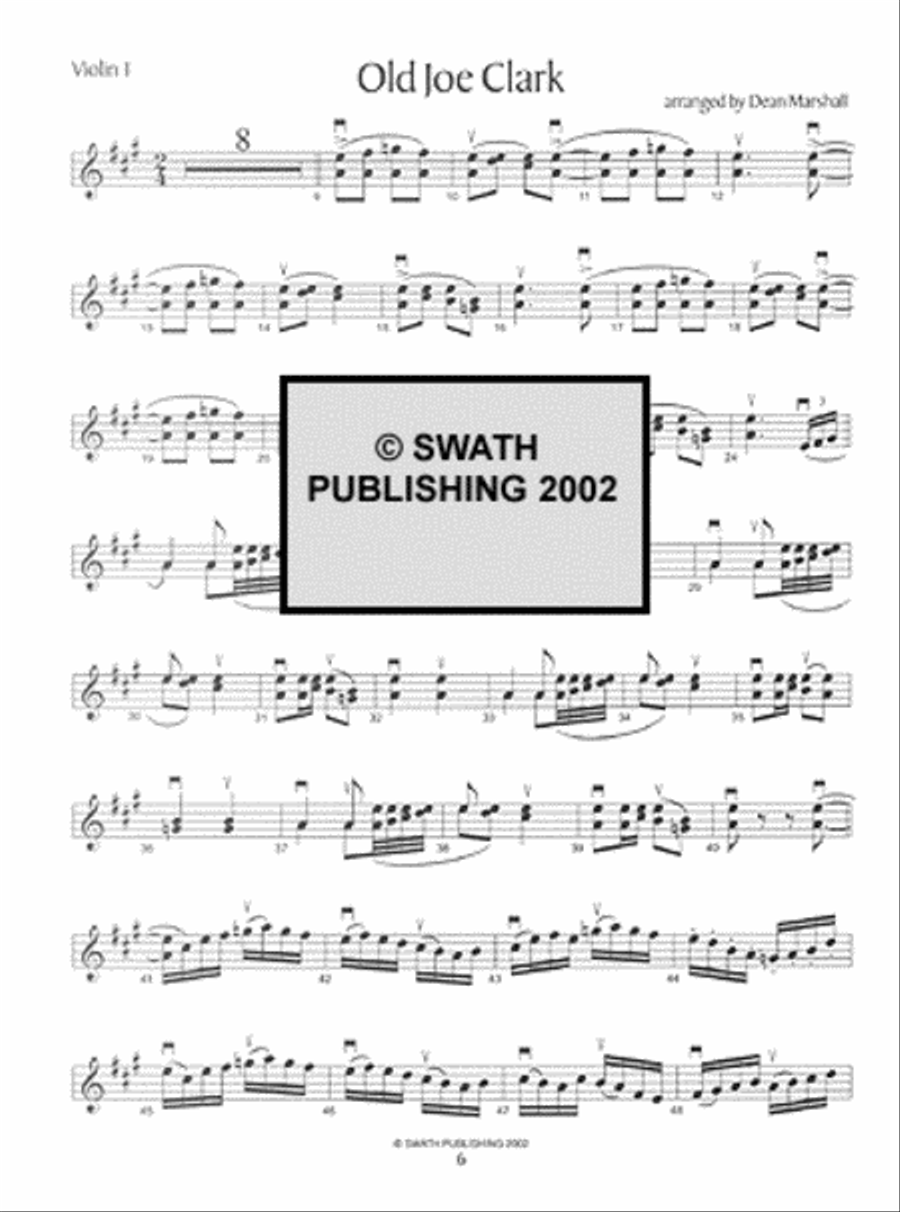Barrage Volume 1 Violin scores gallery preview page 5