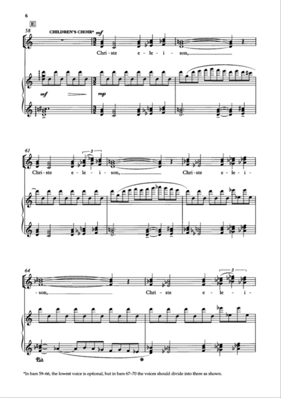 Mass of the Children Children's Choir scores gallery preview page 5