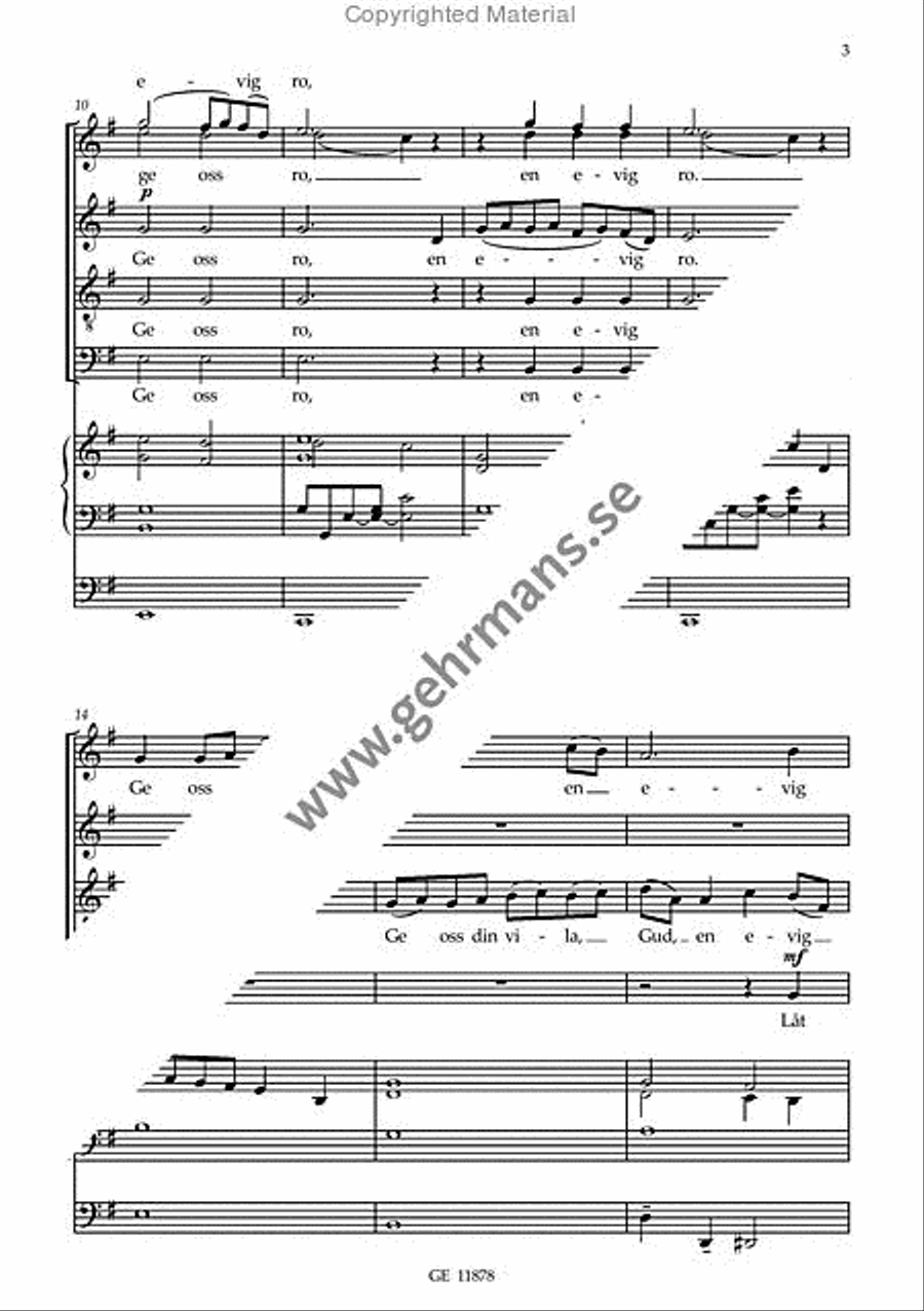 Evig ro 4-Part scores gallery preview page 3