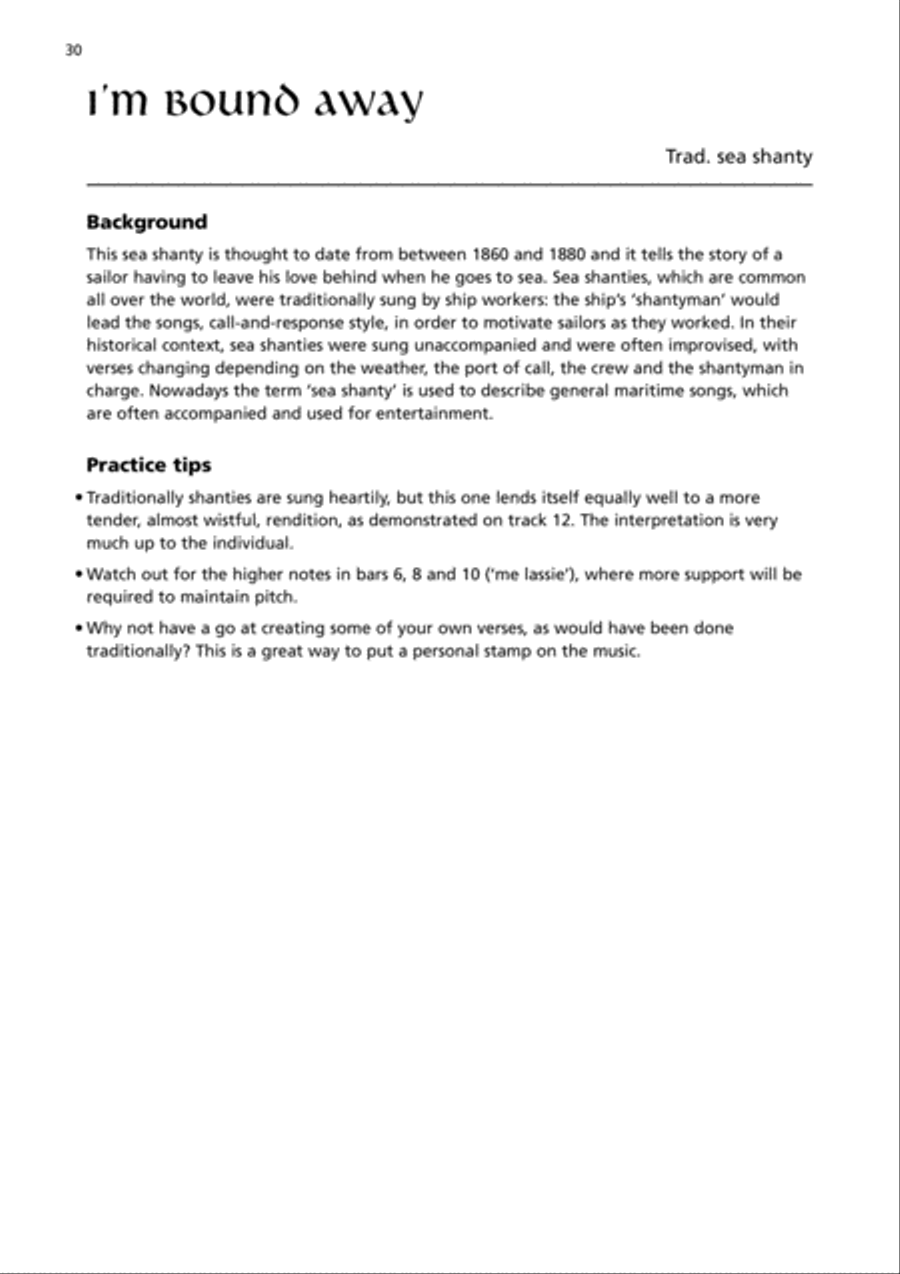 The Language of Folk, Book 1 Voice scores gallery preview page 3